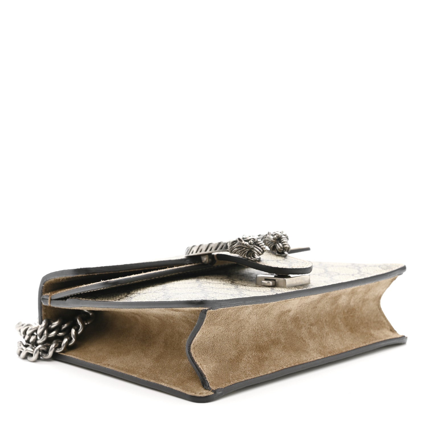 Gucci GG Supreme Monogram Mini Dionysus Shoulder Bag Taupe