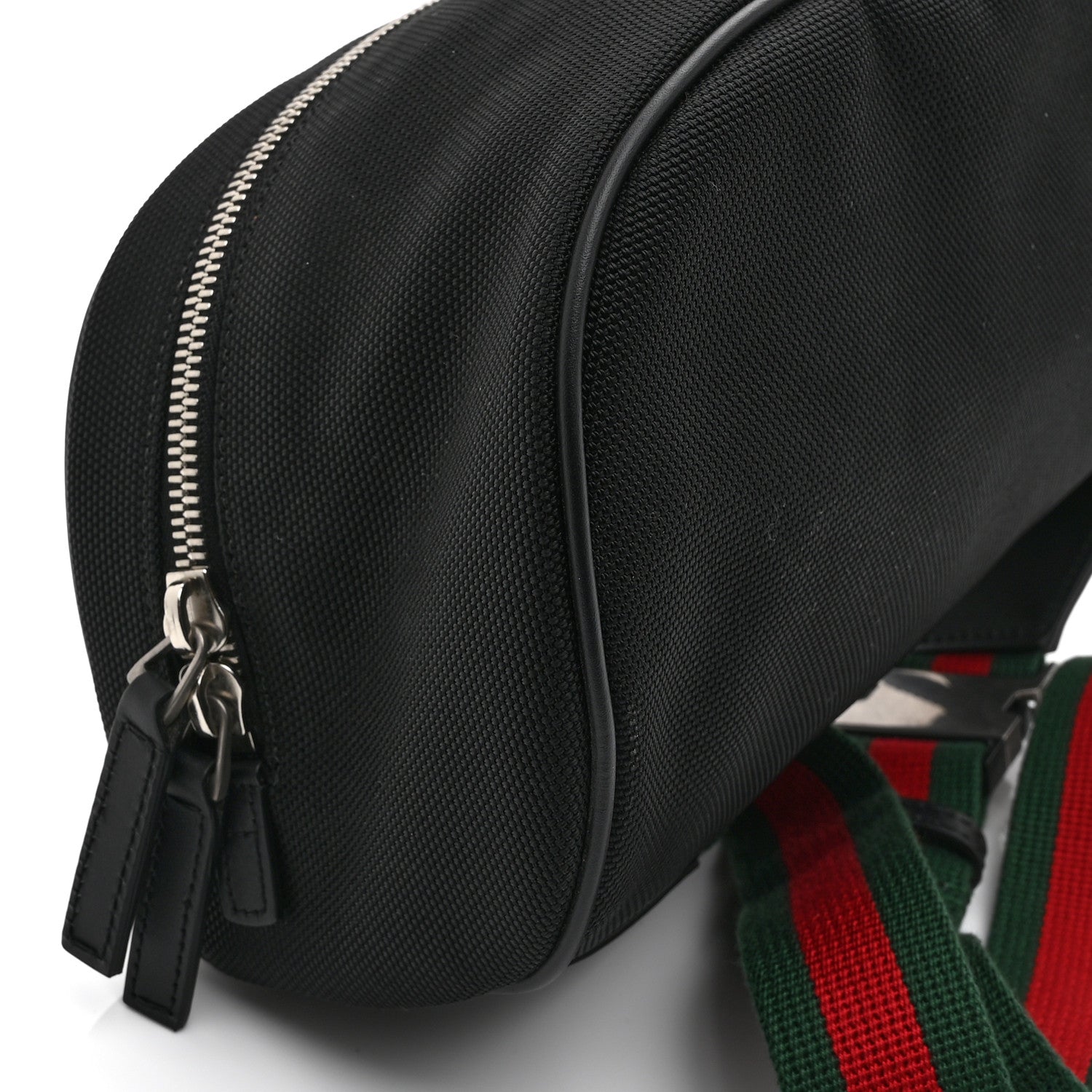 Gucci Techno Canvas Web Large Belt Bag Black
