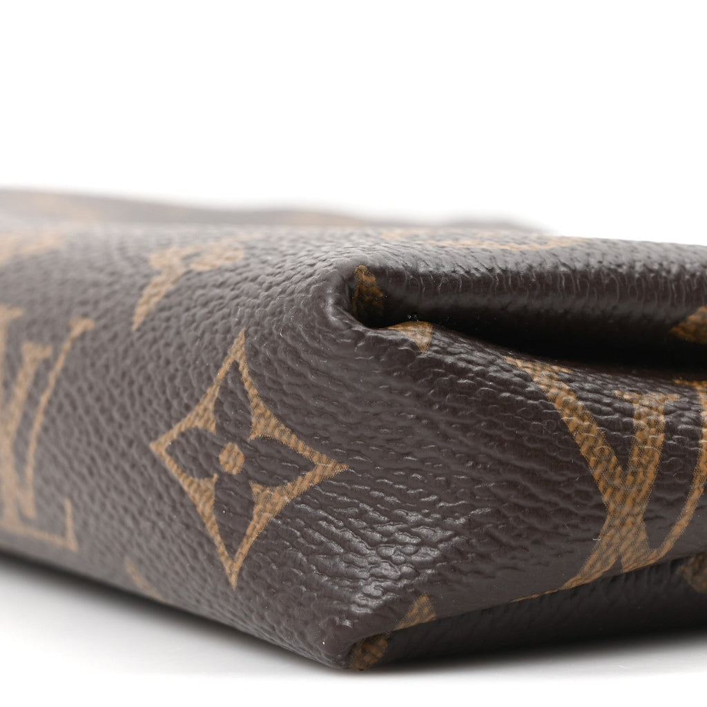 Louis Vuitton Monogram Pallas Clutch Black