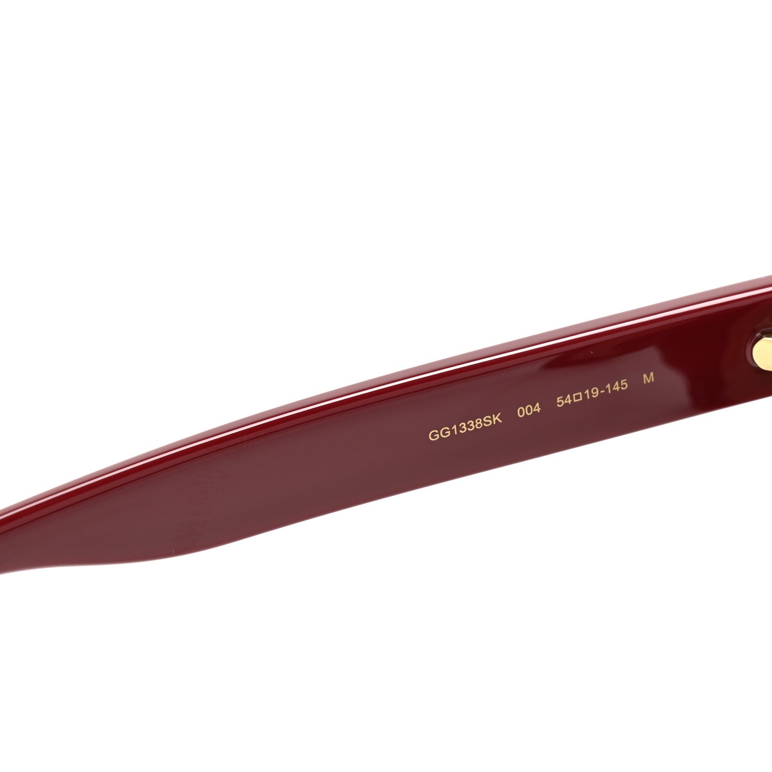 Gucci Acetate Square Frame Sunglasses GG1338SK Red