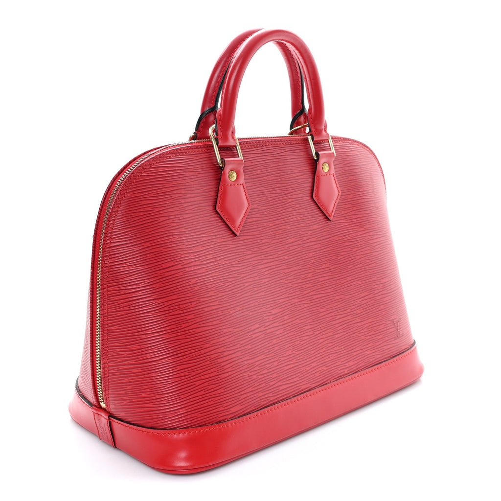 Louis Vuitton Epi Alma PM Castillan Red