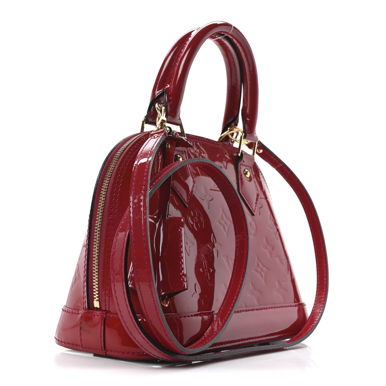 Louis Vuitton Vernis Alma BB Rose Indien