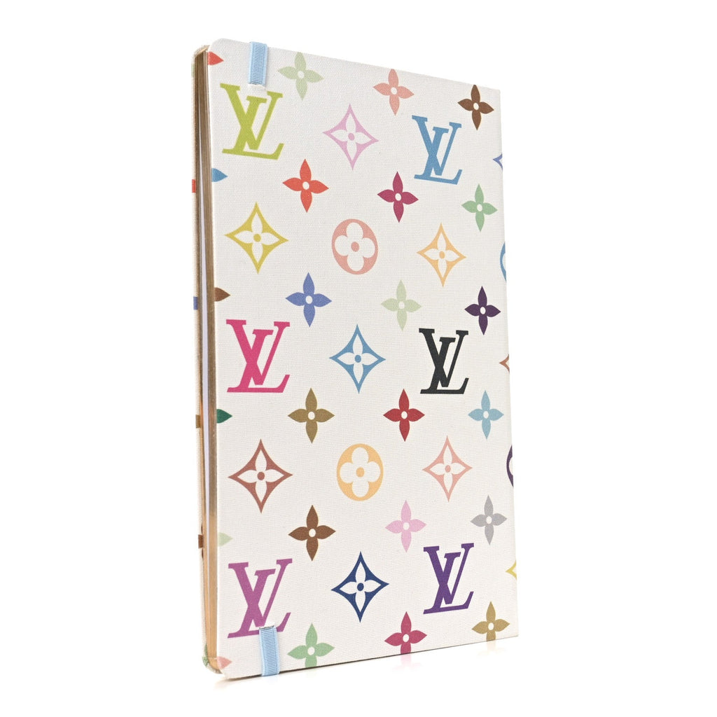 Louis Vuitton LV x TM Monogram Multicolor Jane Notebook MM White