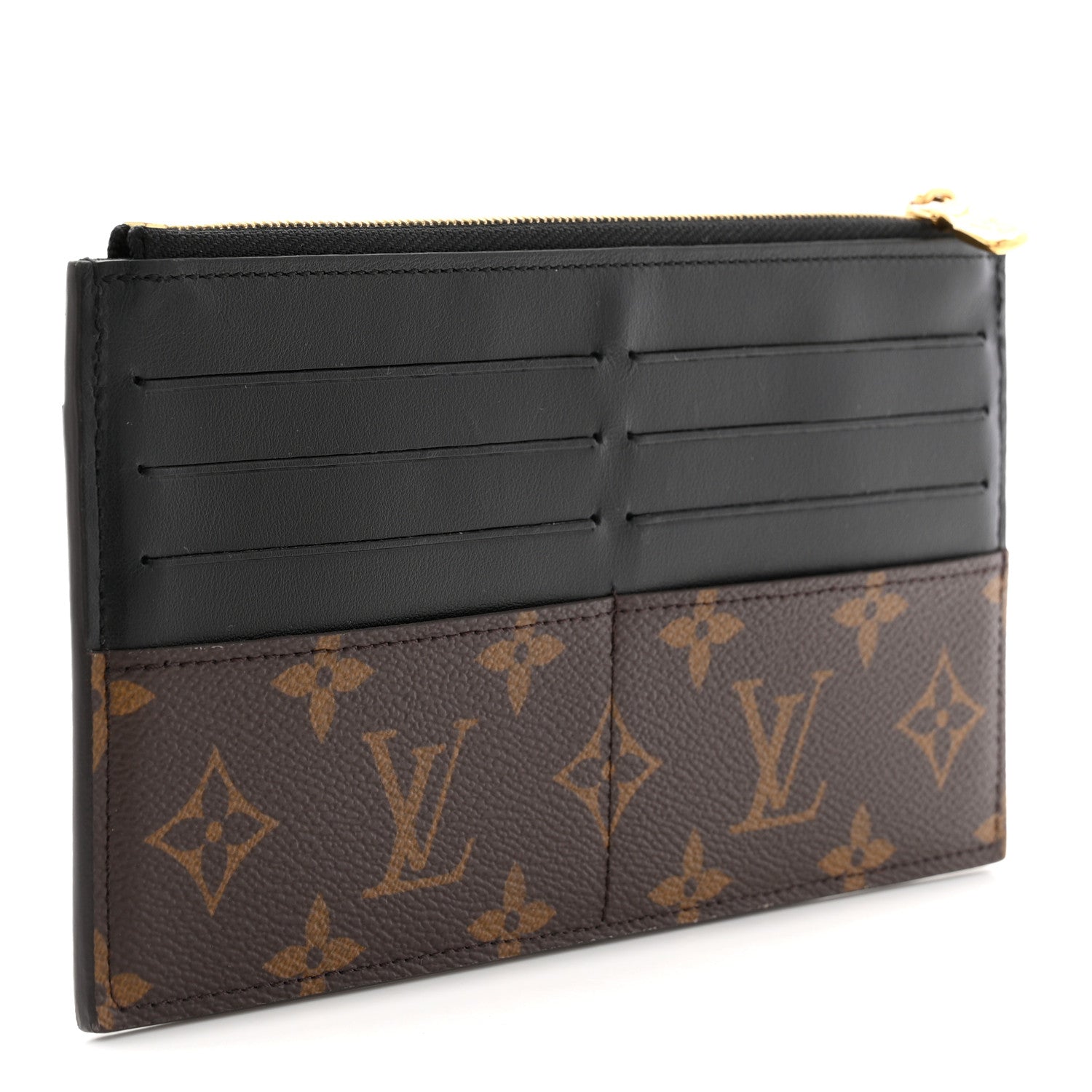 Louis Vuitton Monogram Slim Purse Black