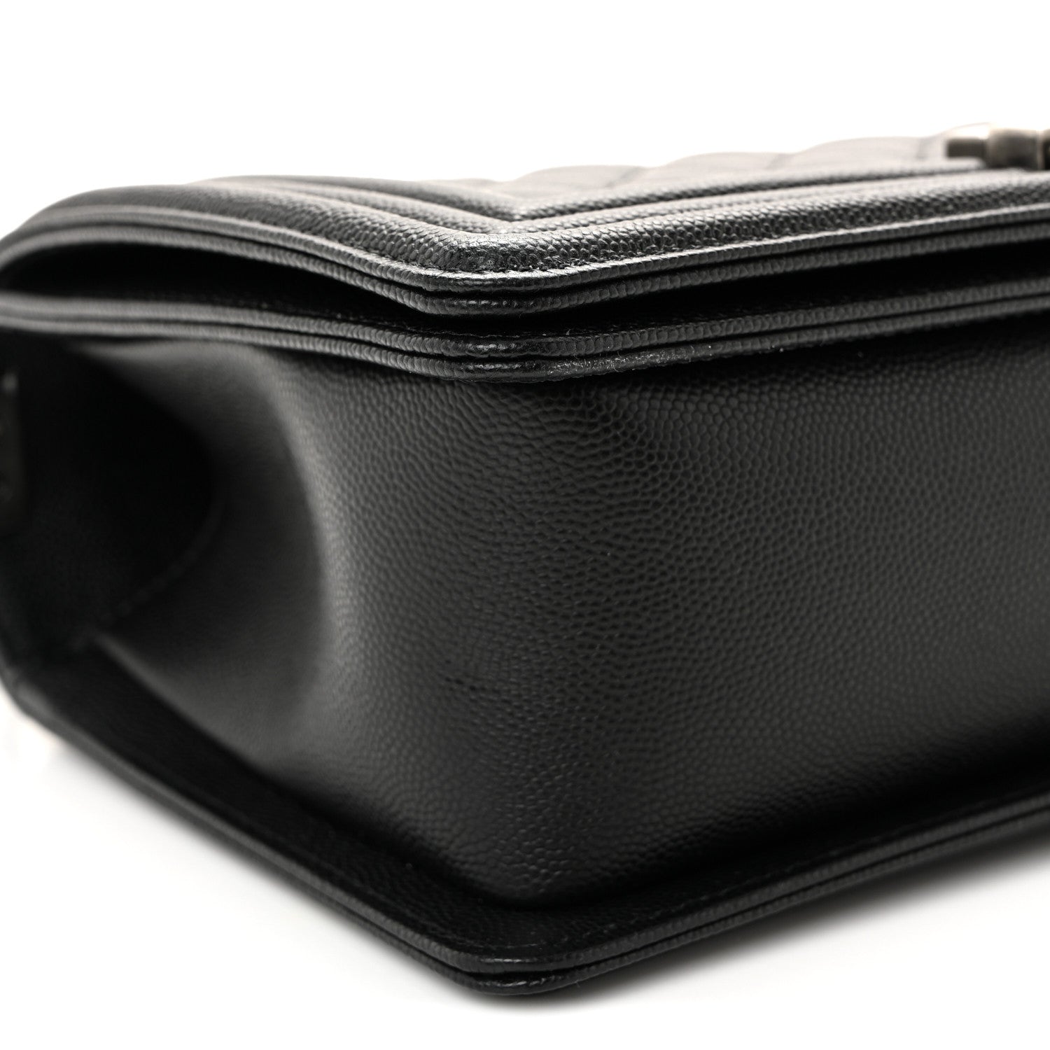Chanel Caviar Quilted Medium Boy Flap Black
