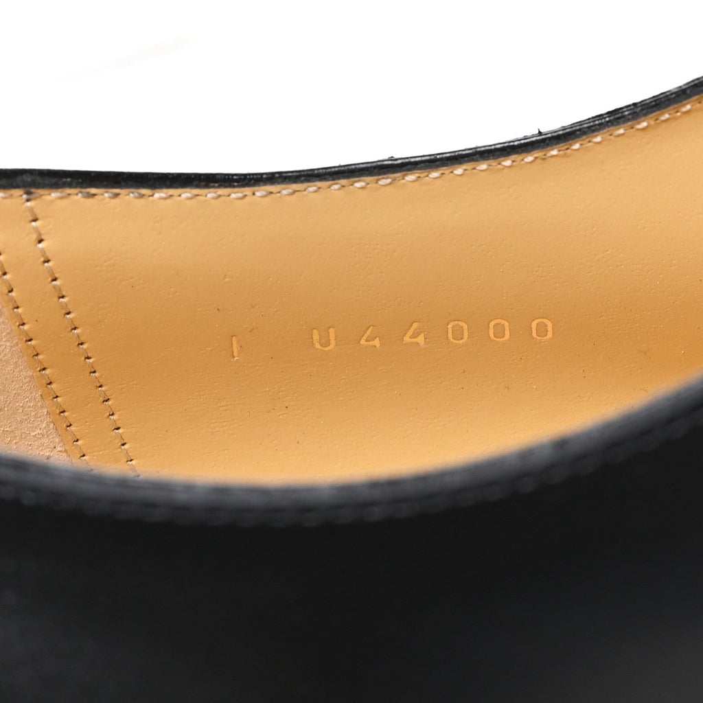 Chanel Smooth Calfskin Mens Loafers 43 Black