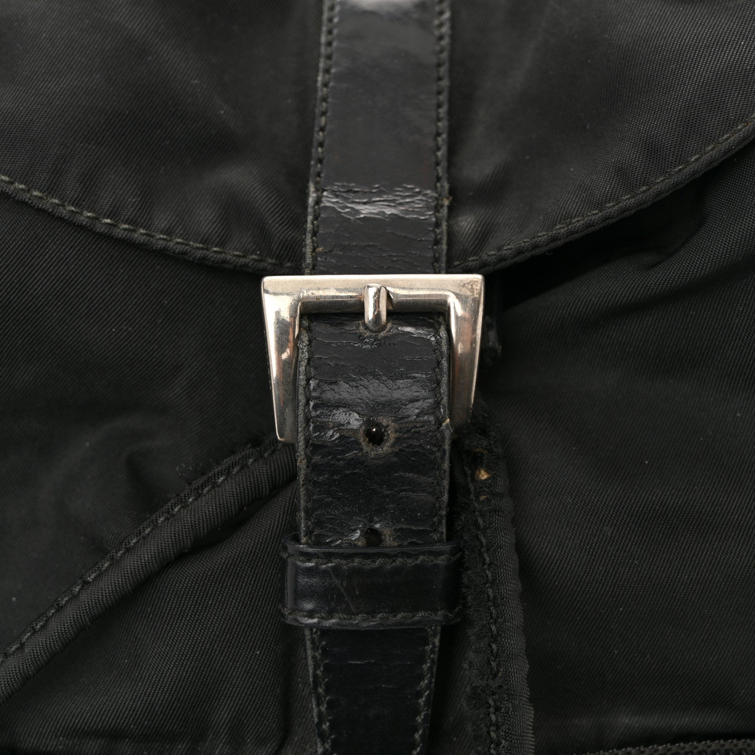 Prada Nylon Vela Mini Cinch Backpack Black