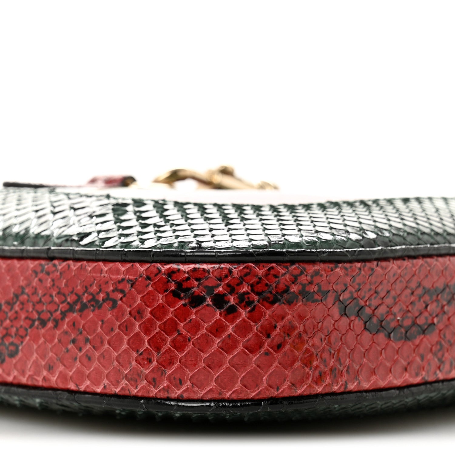 Gucci Snakeskin Web Small Jackie 1961 Hobo Green