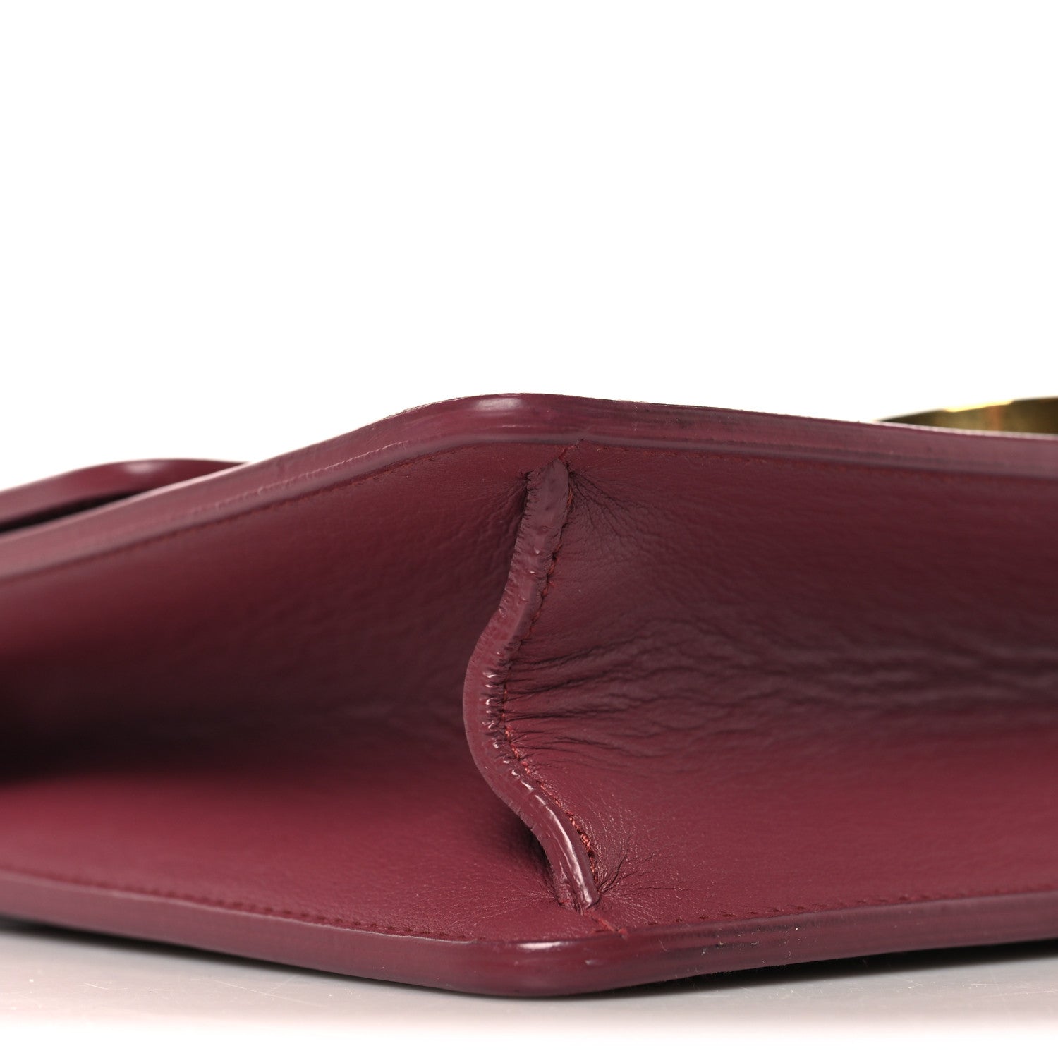Christian Dior Smooth Calfskin 30 Montaigne Flap Bag Burgundy