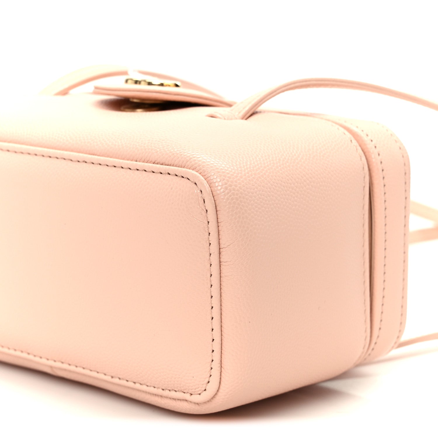 Chanel Shiny Caviar Preppy Coco Long Vanity With Strap Light Pink