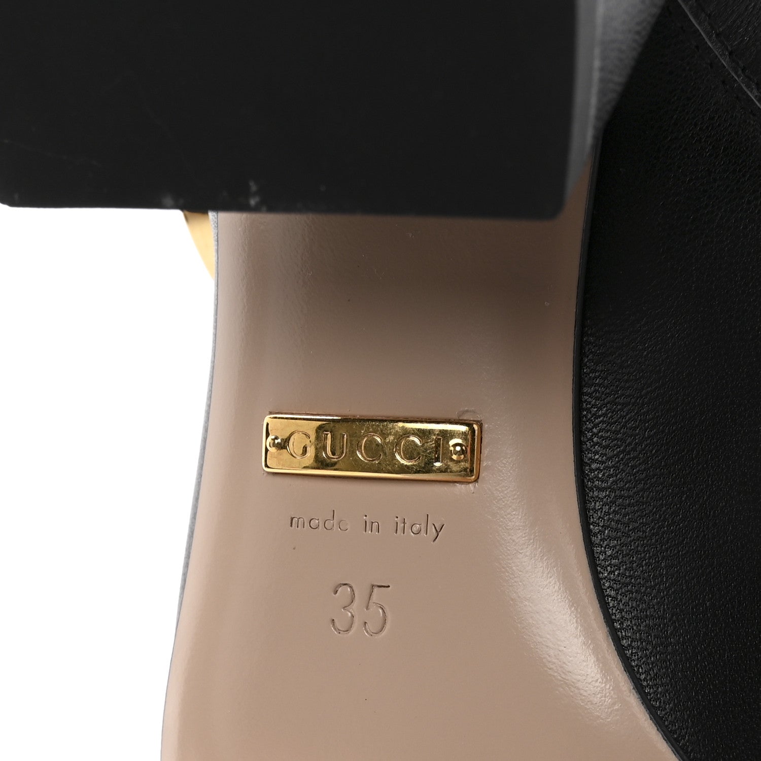 Gucci Malaga Kid GG Blondie 55mm Ankle Boots 35 Black