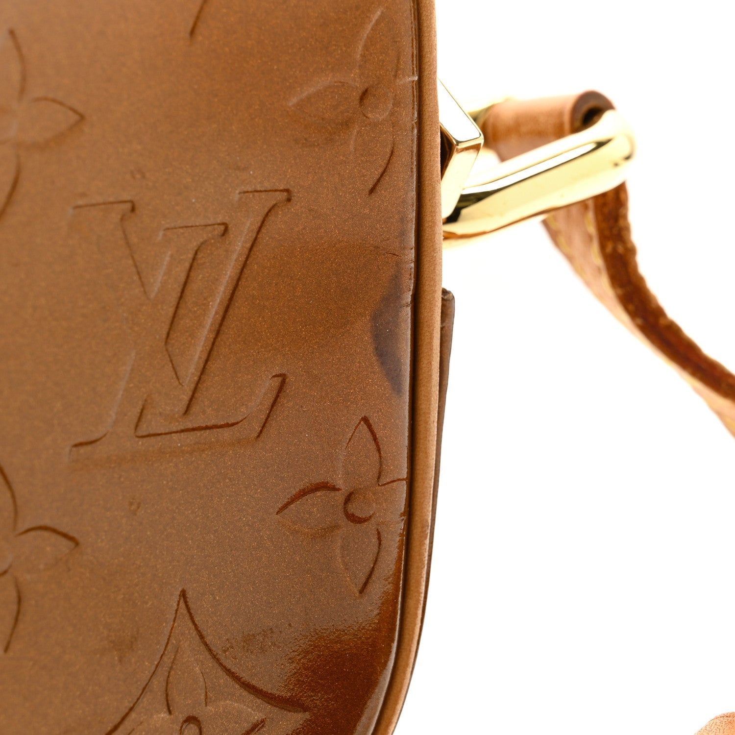 Louis Vuitton Vernis Christie MM Bronze