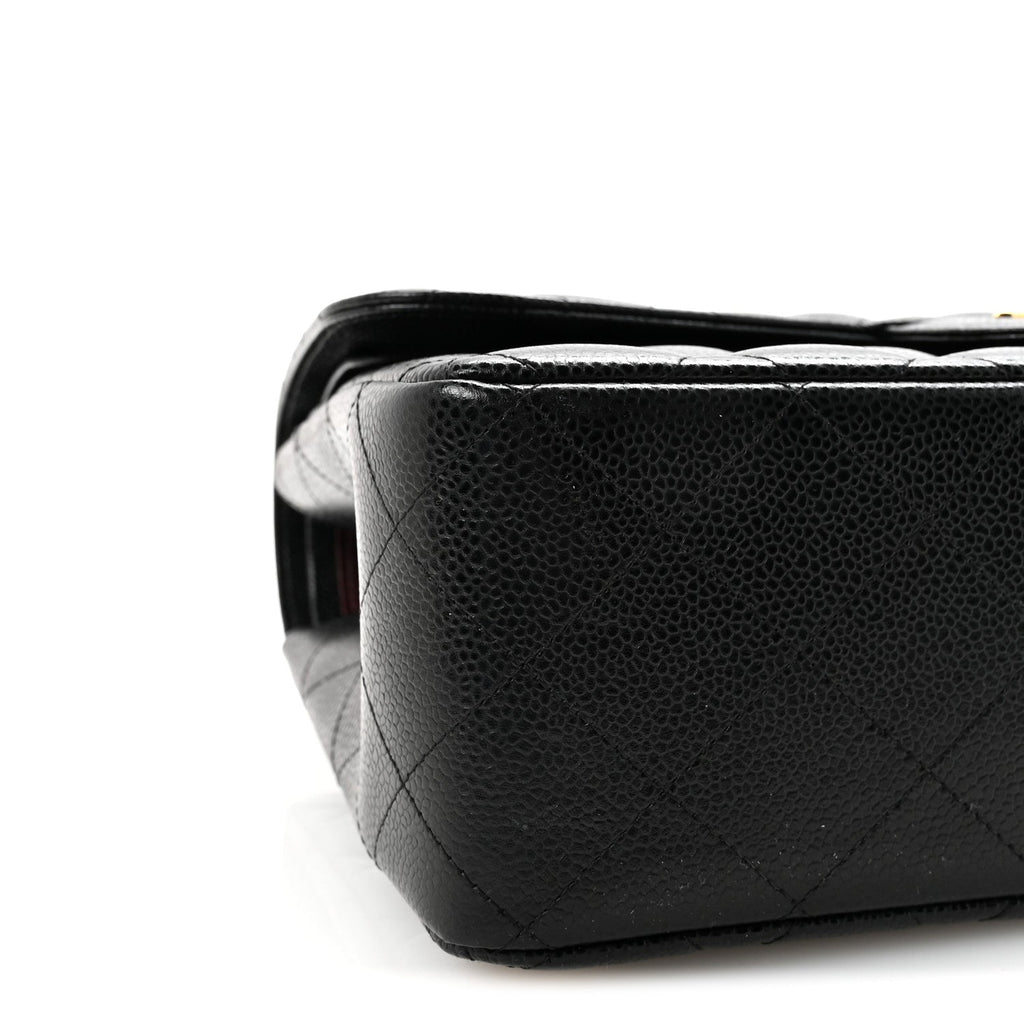Chanel Caviar Quilted Jumbo Double Flap Black