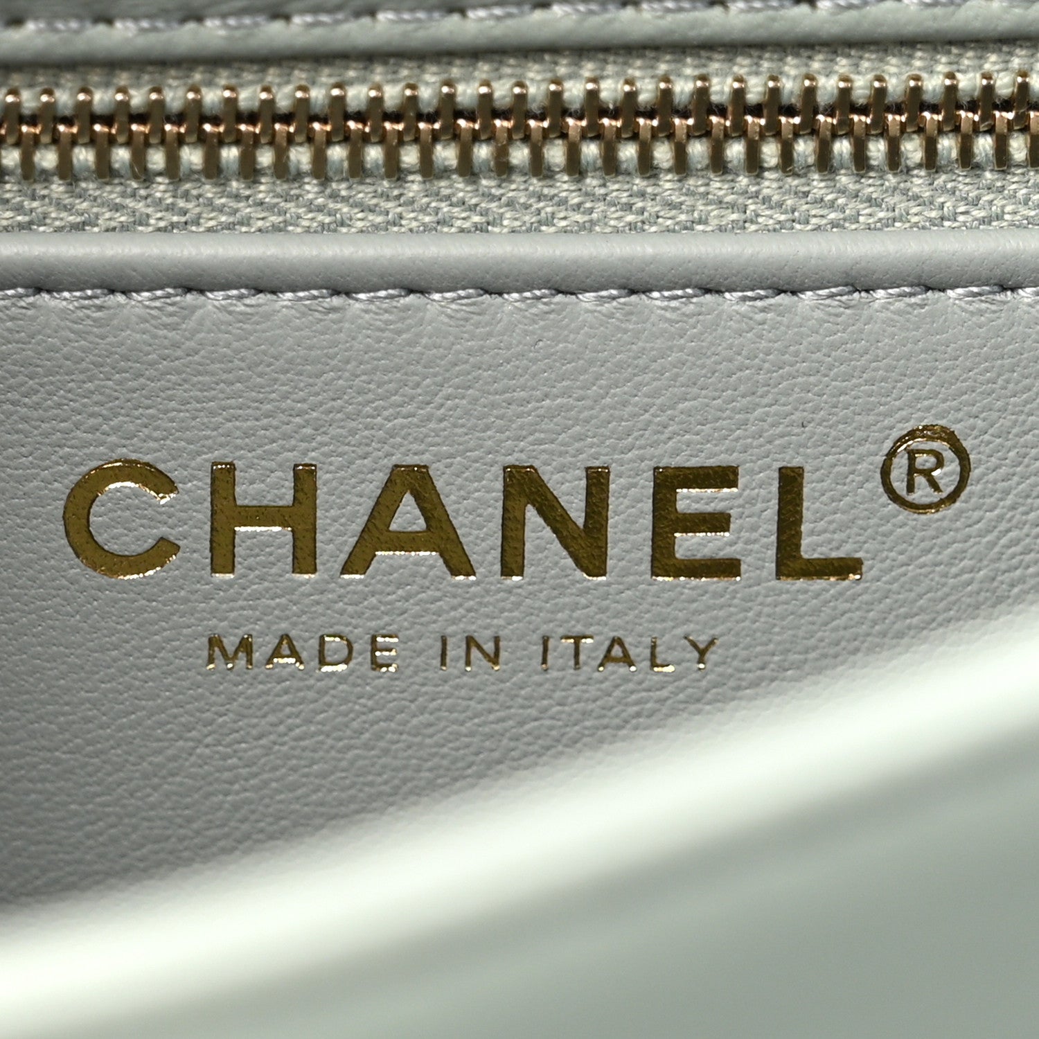 Chanel Lambskin Quilted Small Trendy CC Flap Dual Handle Bag Grey