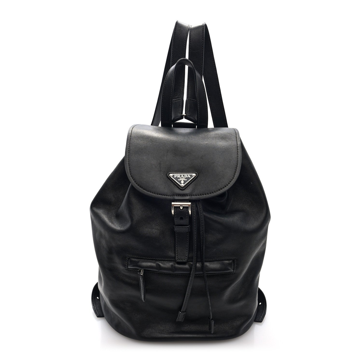 Prada Calfskin Backpack Black