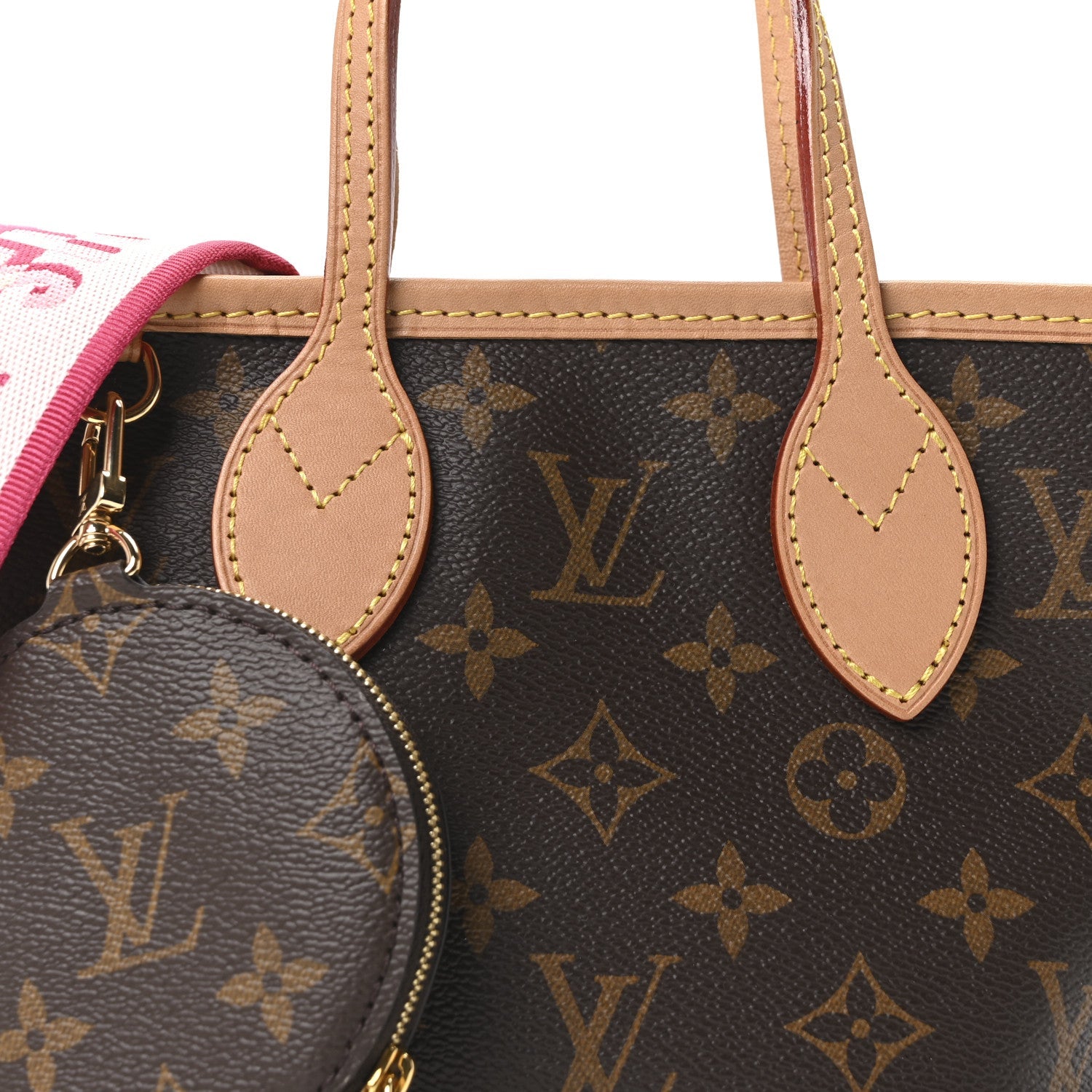 Louis Vuitton Monogram Neverfull BB Pink Peony