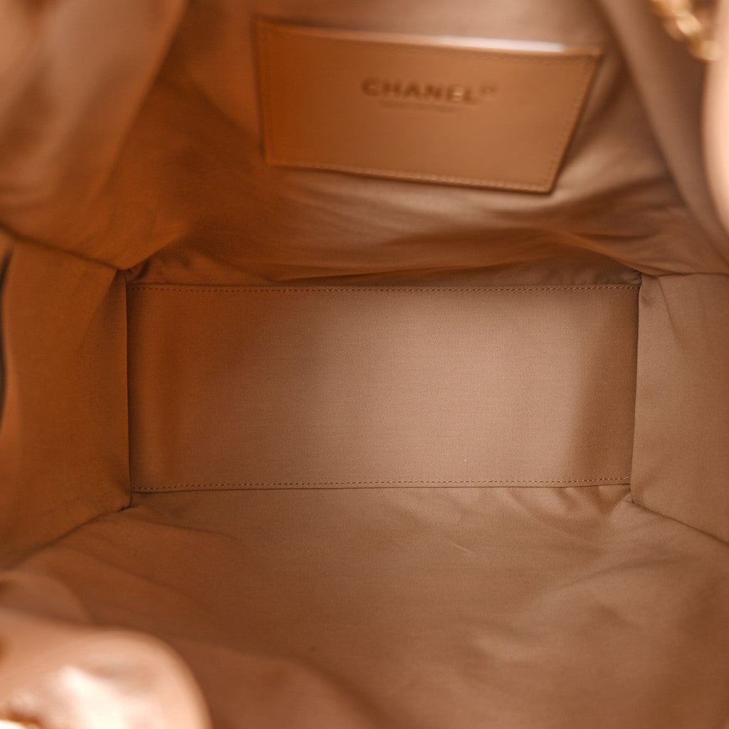 Chanel Caviar Quilted Medium Chanel 25 Handbag Beige