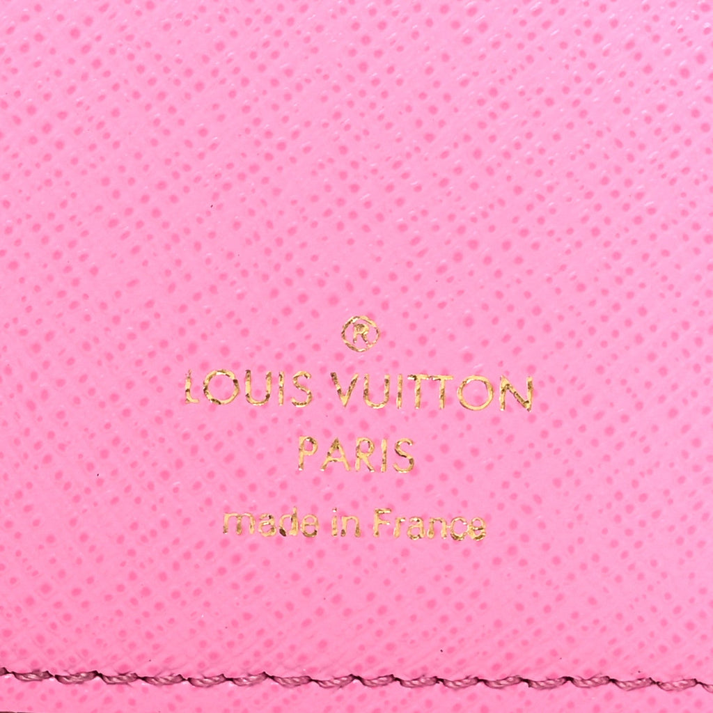 Louis Vuitton Monogram Lisa Wallet Rose Lollipop