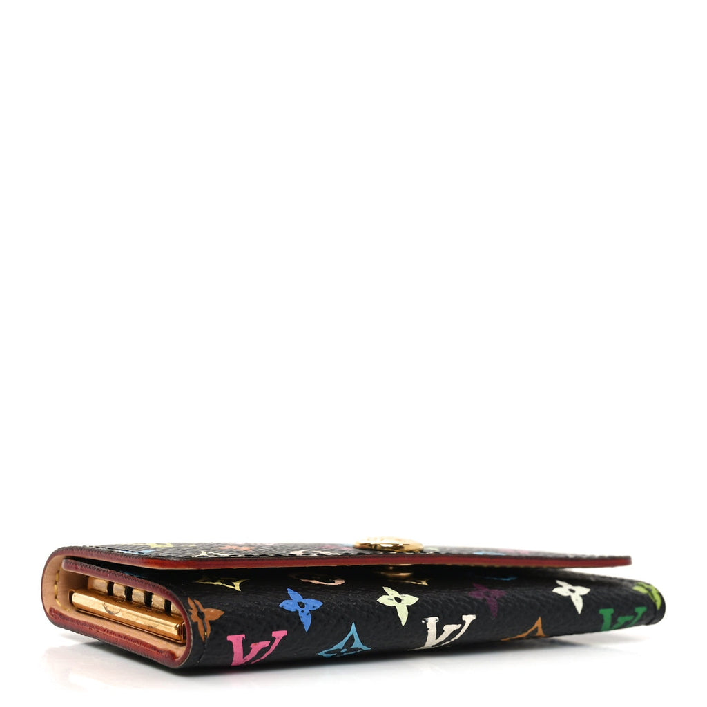 Louis Vuitton Monogram Multicolor Multicles 4 Key Holder Black