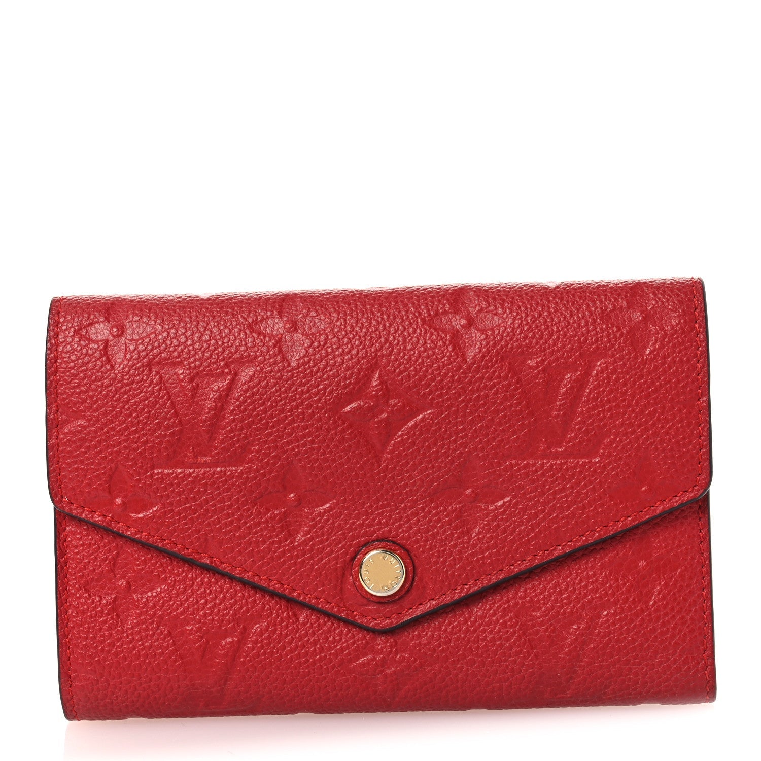 Louis Vuitton Empreinte Compact Curieuse Wallet Cherry