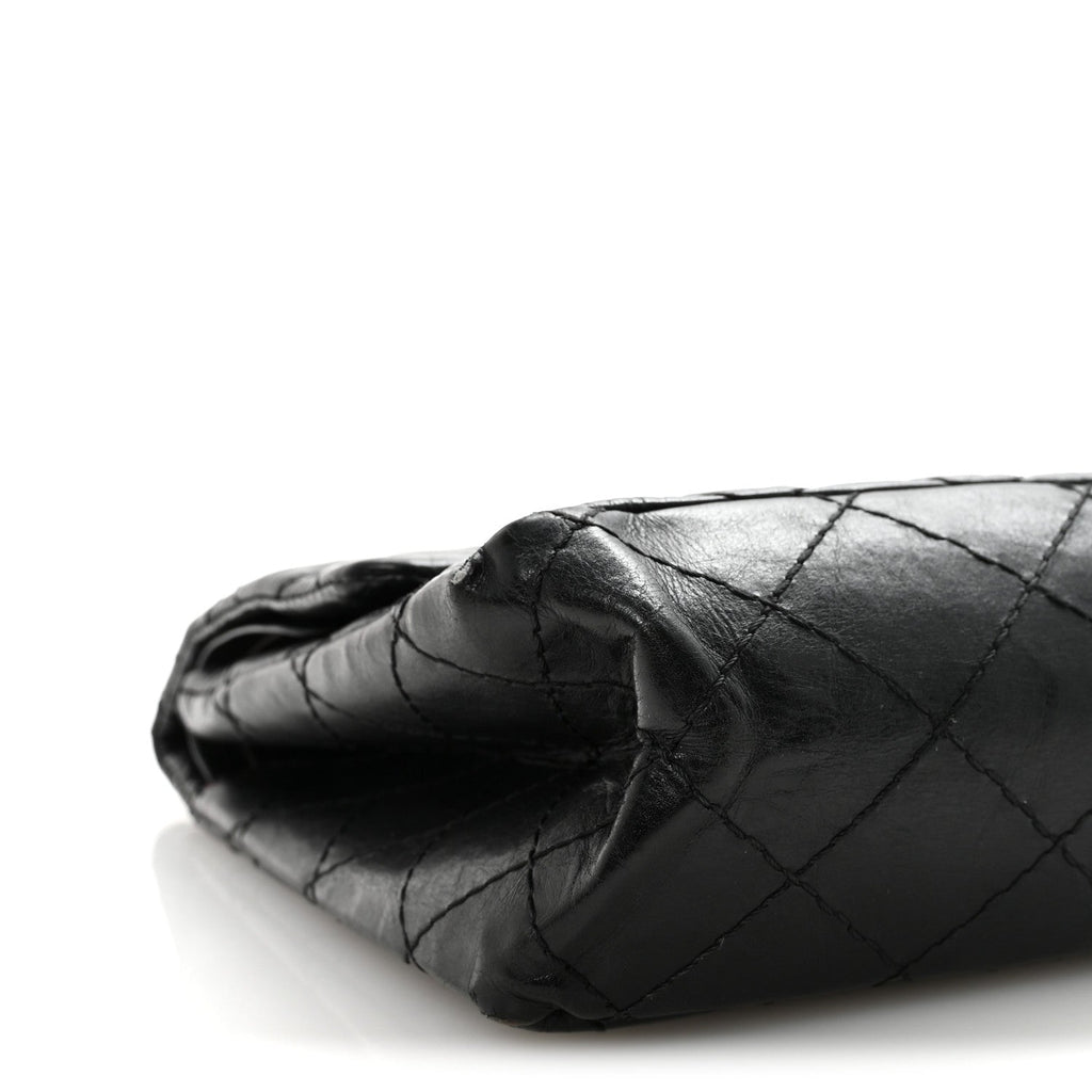 Chanel Aged Calfskin Quilted 2.55 Reissue 226 Flap Black