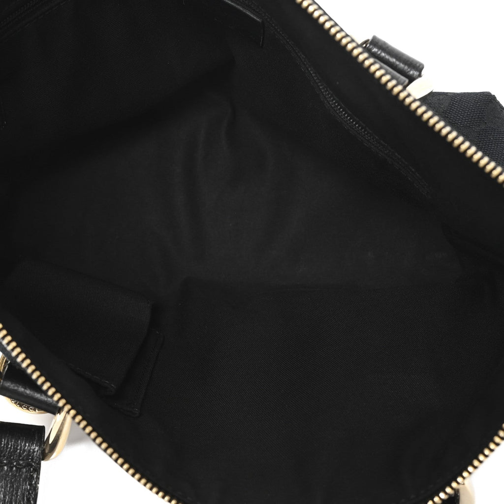 Gucci Monogram Small Abbey Tote Black
