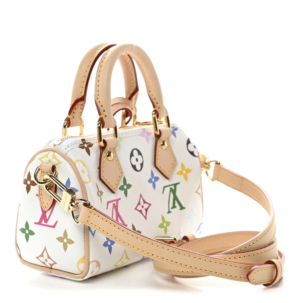 Louis Vuitton LV X TM Monogram Multicolor Nano Speedy White