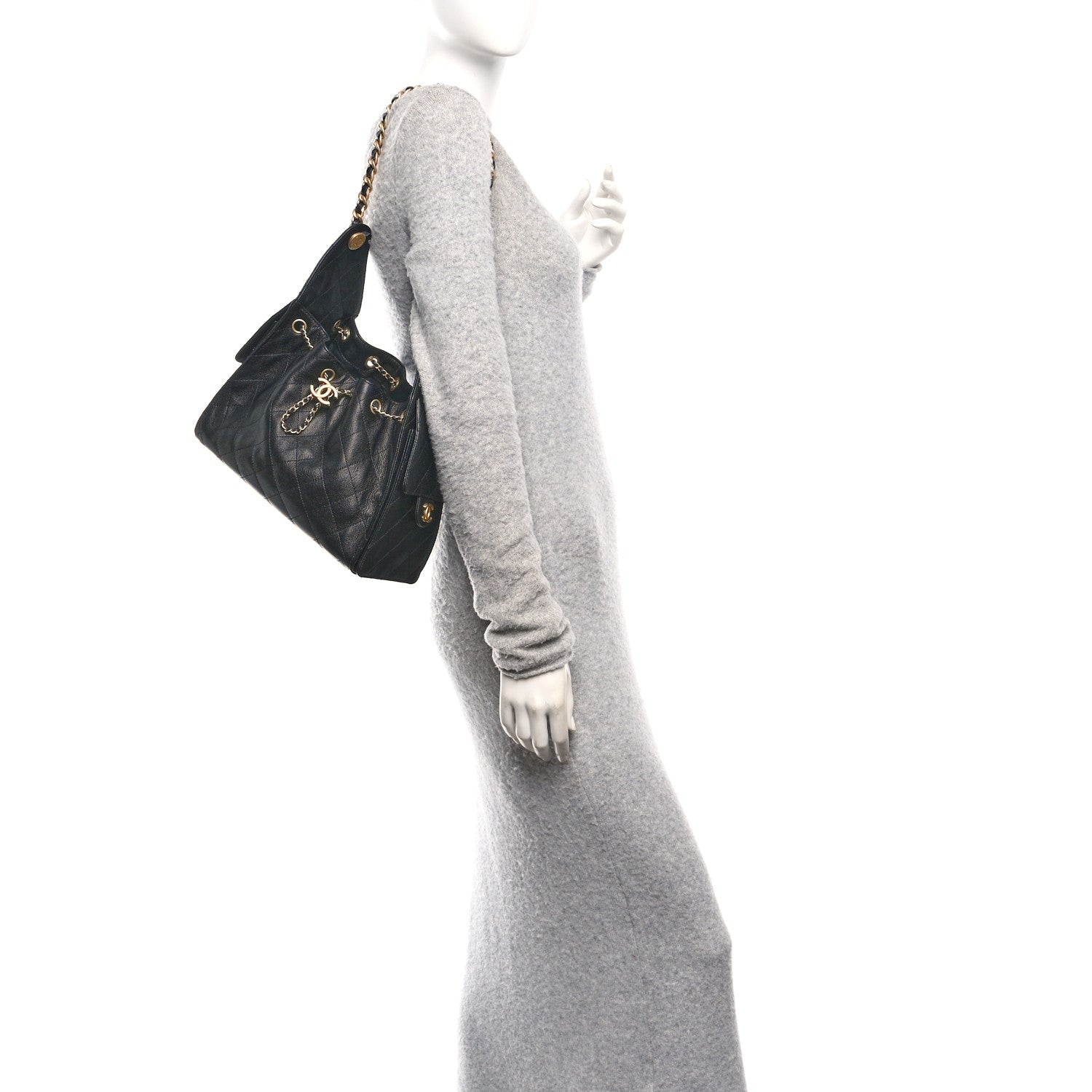 Chanel Caviar Quilted Small Chanel 25 Handbag Black