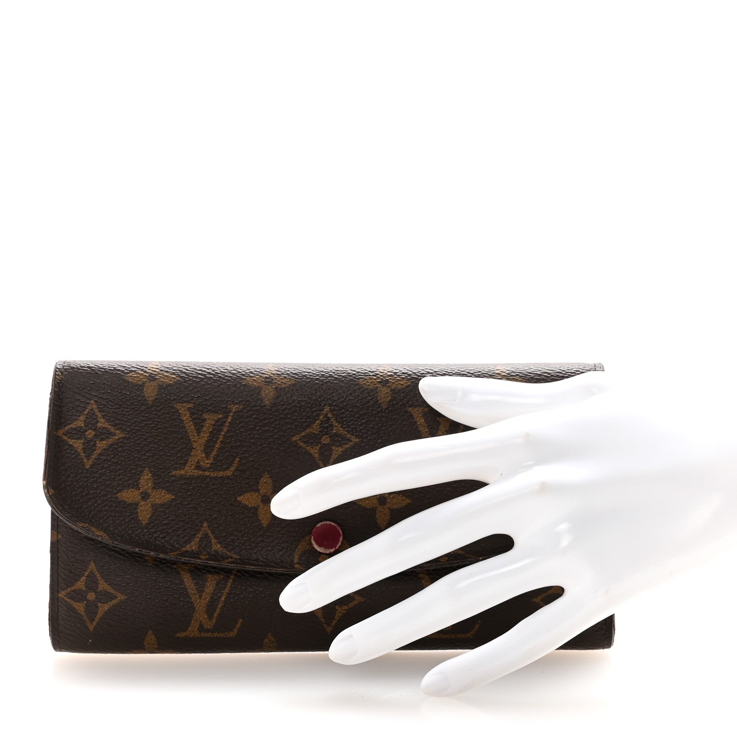 Louis Vuitton Monogram Emilie Wallet Fuchsia