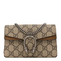 Gucci GG Supreme Monogram Super Mini Dionysus Shoulder Bag Taupe