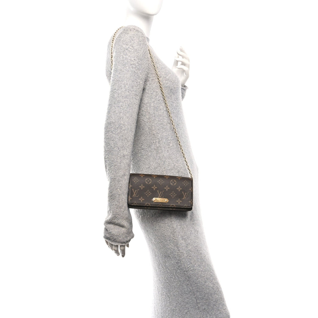 Louis Vuitton Monogram Lily Wallet On Chain