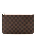 Louis Vuitton Damier Ebene Neverfull MM GM Pochette Rose Ballerine