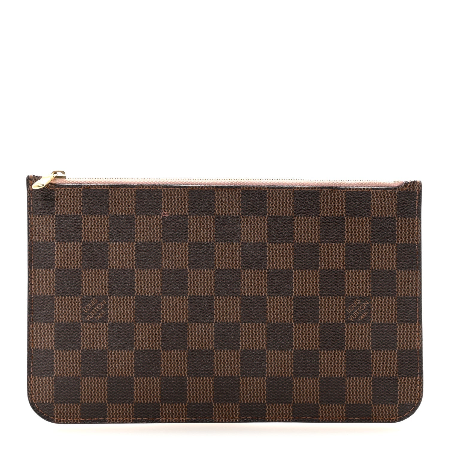 Louis Vuitton Damier Ebene Neverfull MM GM Pochette Rose Ballerine