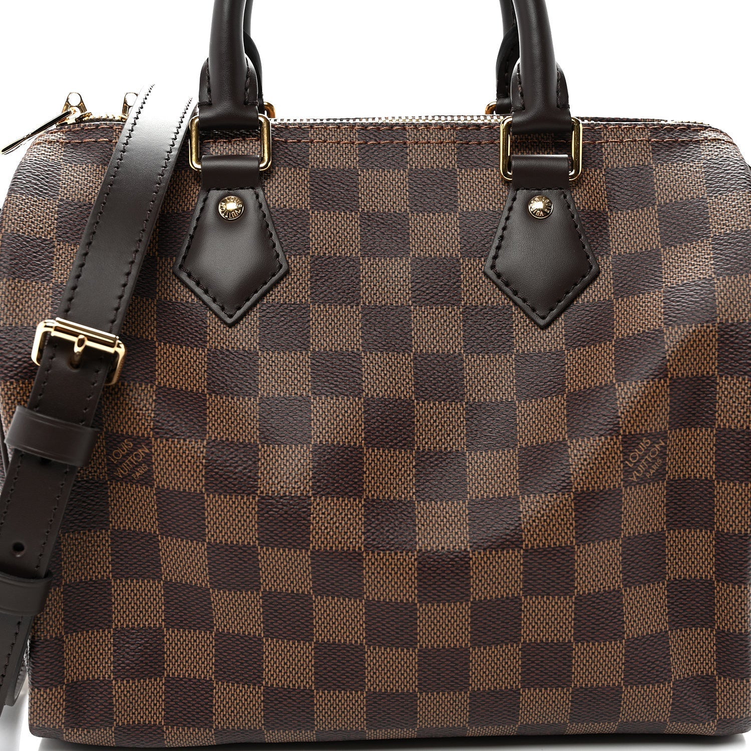 Louis Vuitton Damier Ebene Speedy Bandouliere 25