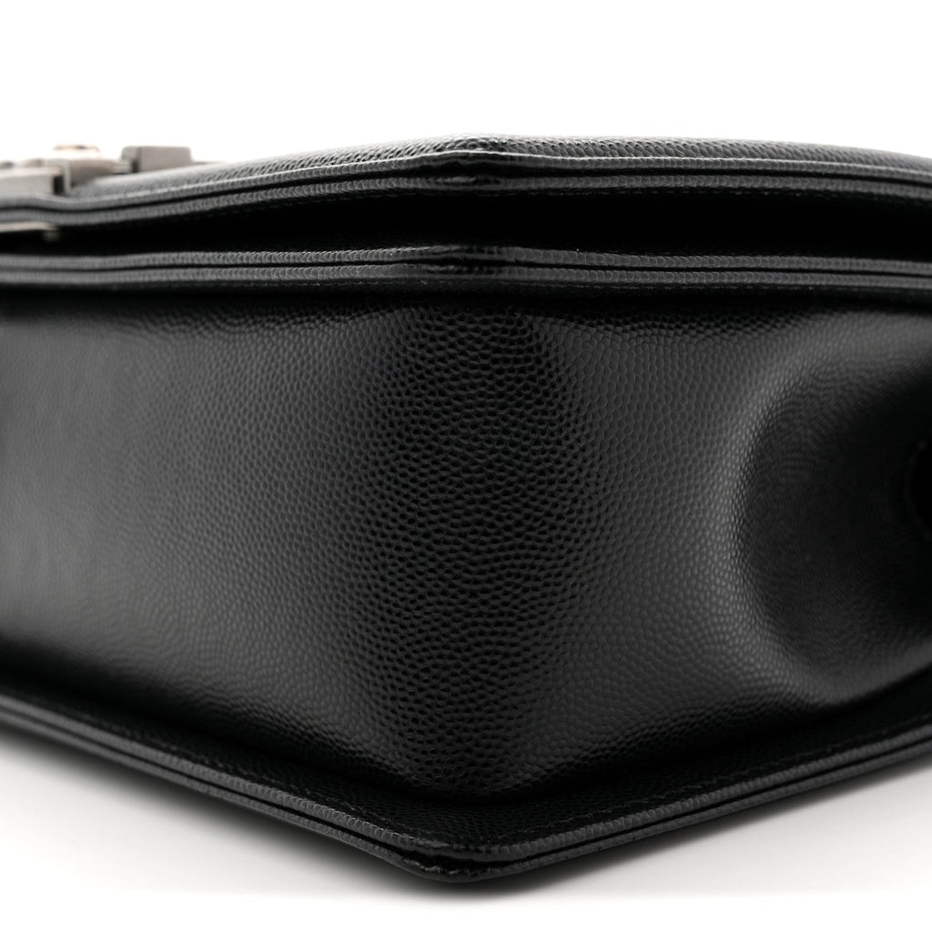 Chanel Caviar Quilted Medium Boy Flap Black