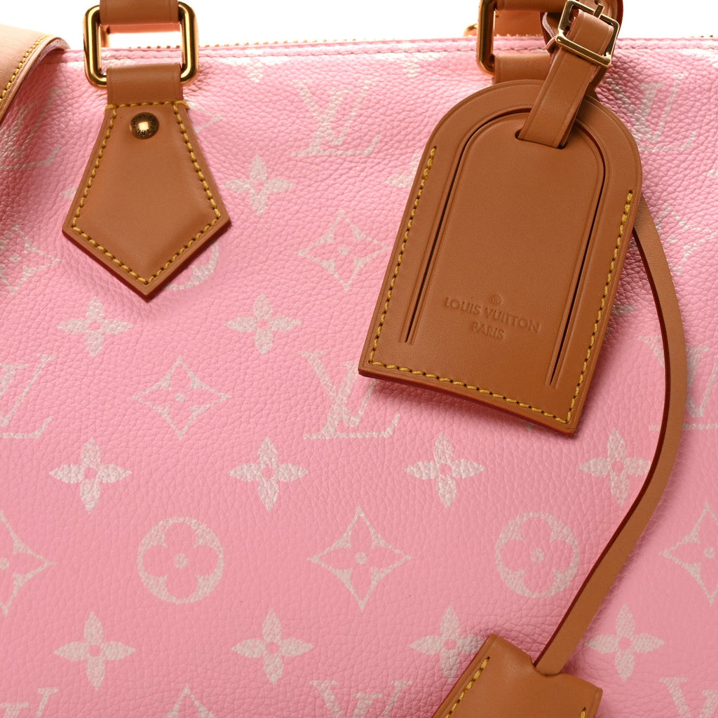 Louis Vuitton Calfskin Monogram Speedy P9 Bandouliere 30 Candy