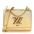 Louis Vuitton Epi Twist Shoulder Bag PM Gold