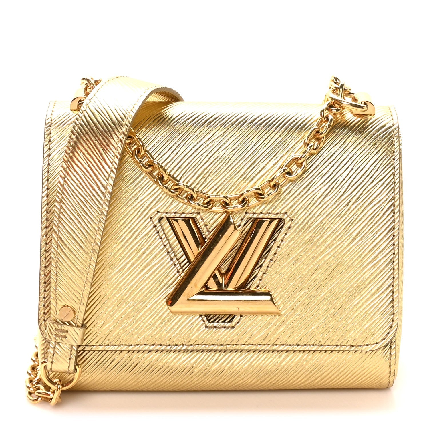 Louis Vuitton Epi Twist Shoulder Bag PM Gold