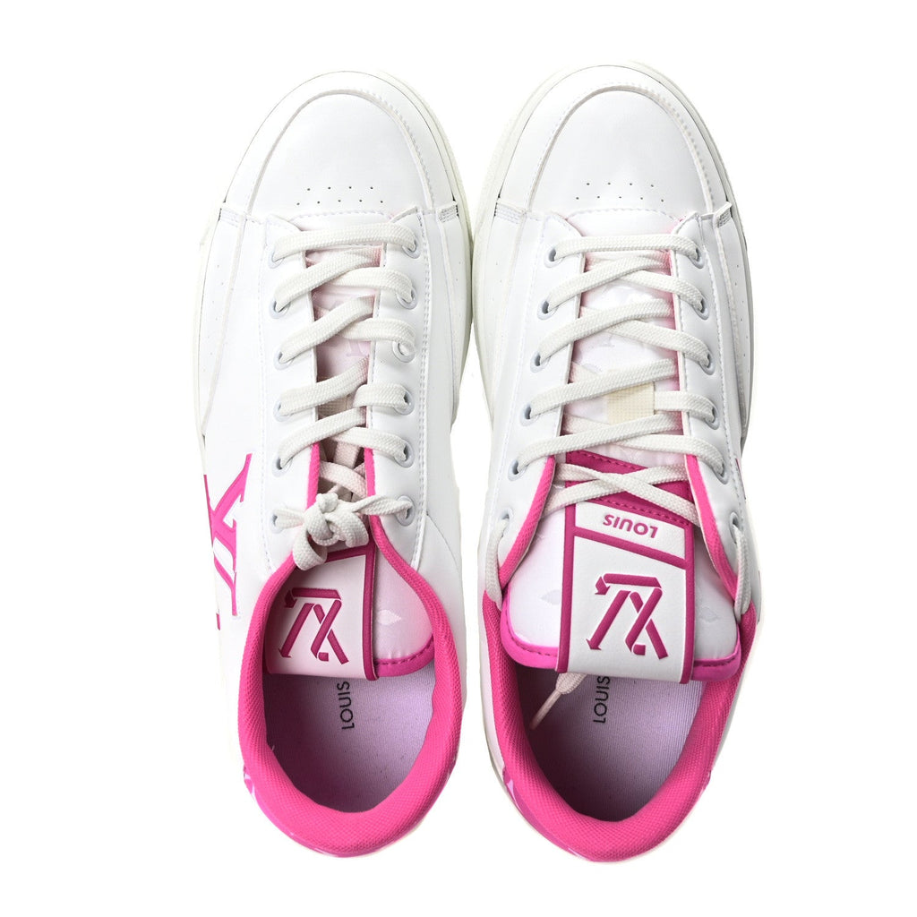 Louis Vuitton Calfskin Charlie Sneaker 41 Magenta