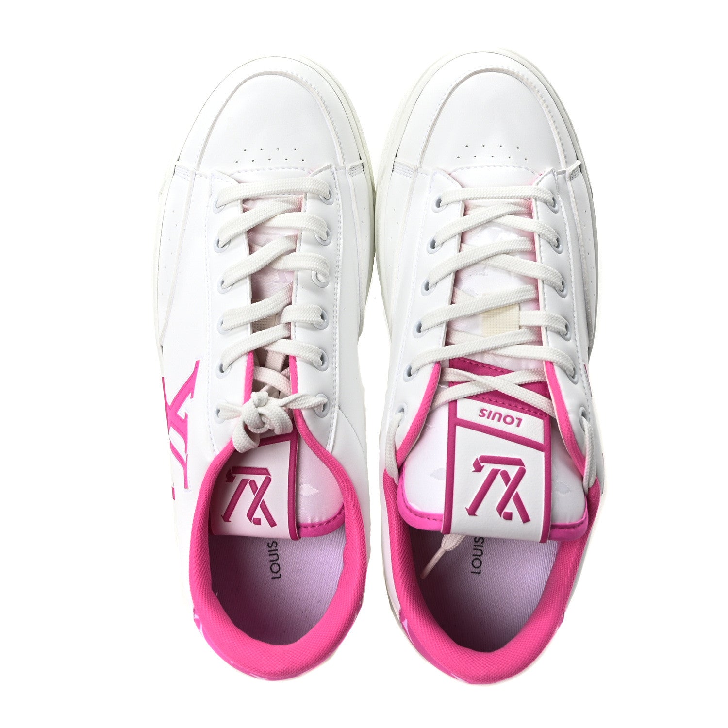 Louis Vuitton Calfskin Charlie Sneaker 41 Magenta