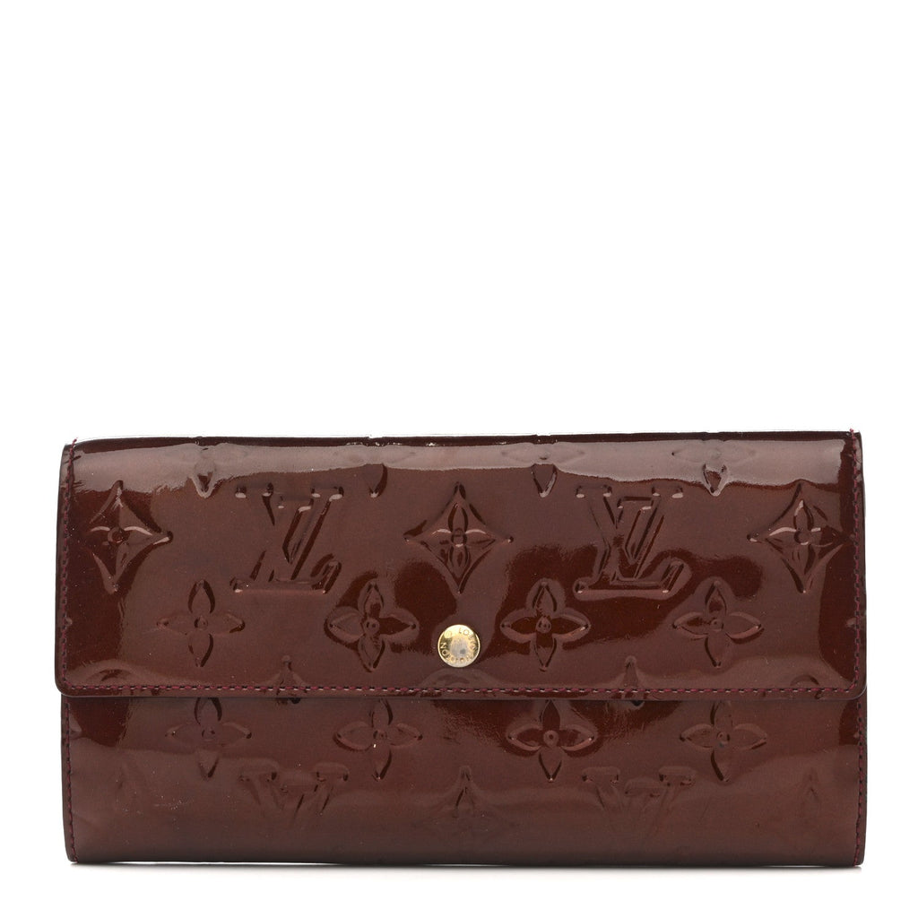 Louis Vuitton Vernis Sarah Wallet Amarante