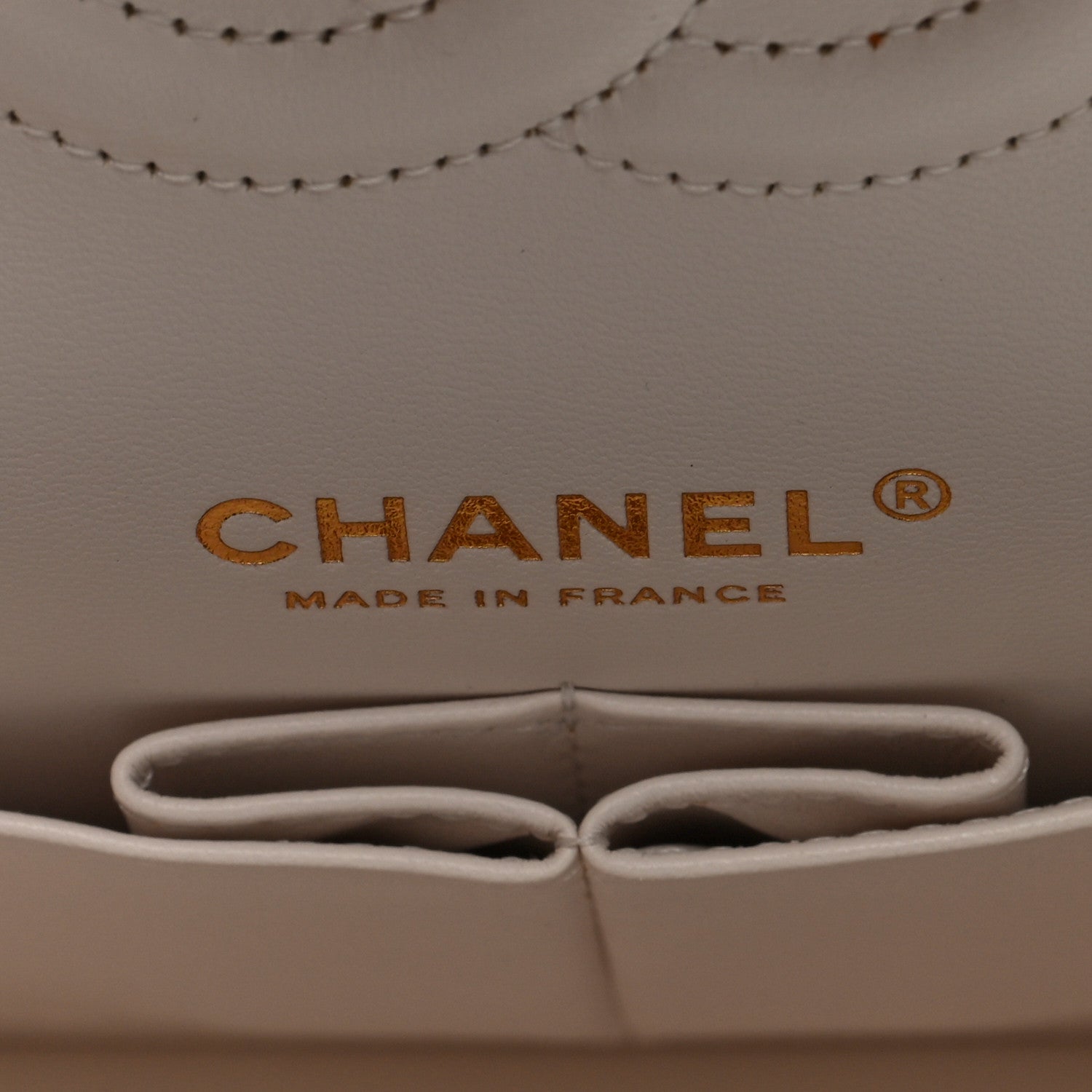 Chanel Caviar Quilted Medium Double Flap White