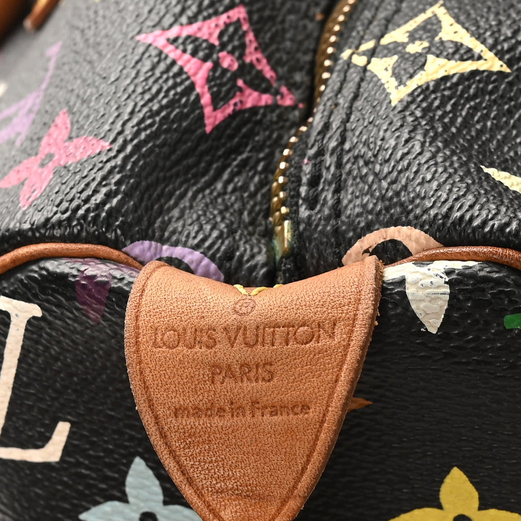 Louis Vuitton Monogram Multicolor Speedy 30 Black