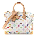 Louis Vuitton LV X TM Monogram Multicolor Speedy Bandouliere 25 White