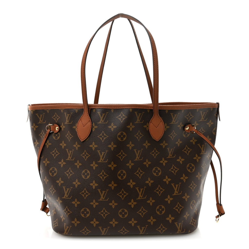 Louis Vuitton Monogram Calfskin Neo Neverfull Inside Out MM Tan