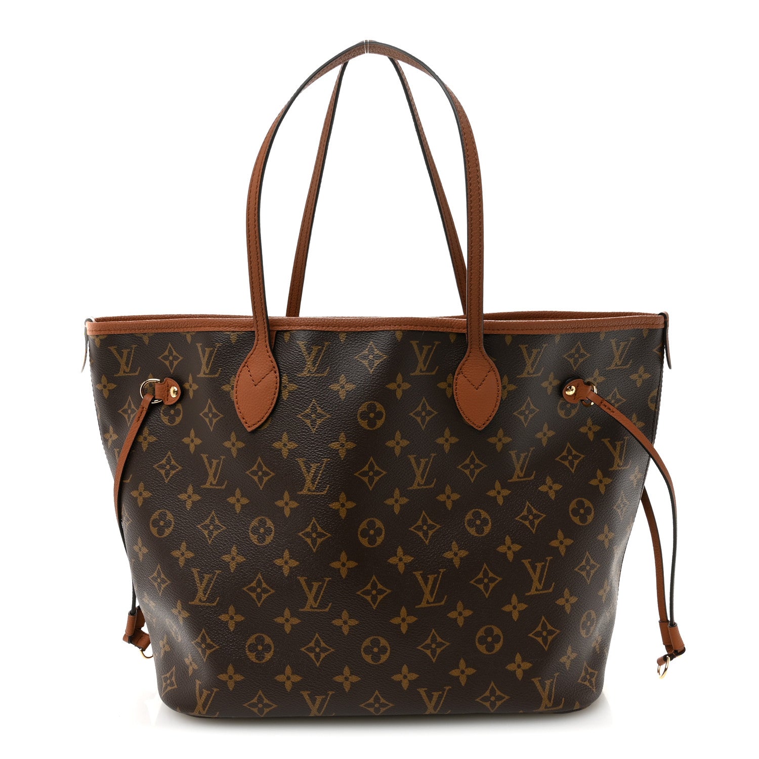 Louis Vuitton Monogram Calfskin Neo Neverfull Inside Out MM Tan