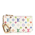 Louis Vuitton LV X TM Monogram Multicolor Key Pouch White