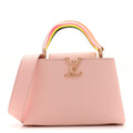 Louis Vuitton Taurillon Resin Murano Capucines BB Rose Jasmin