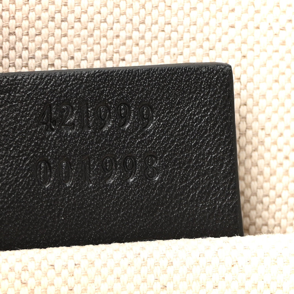 Gucci Moon Calfskin Web Large Dionysus Bamboo Top Handle Bag Black