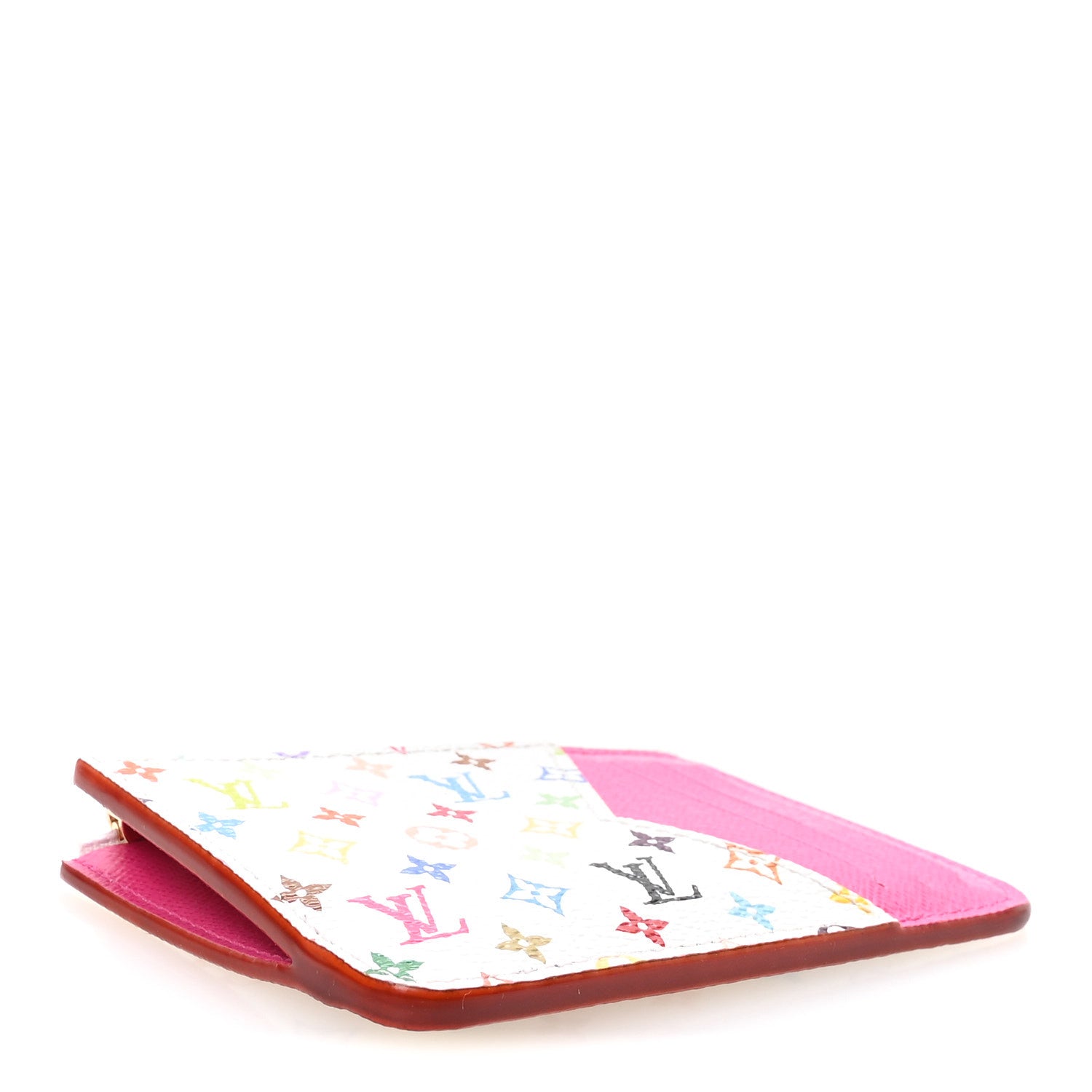 Louis Vuitton LV X TM Monogram Romy Card Holder Kawaii Pink